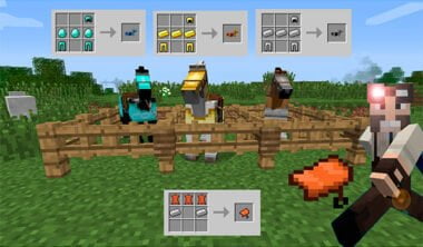 Craftable Horse Armor And Saddle Mod For Minecraft 1102mods.jpg