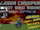 Laser Creeper Robot Dino Riders: Mod for Minecraft (1.12.2,Mods) [Download]